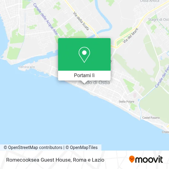 Mappa Romecooksea Guest House