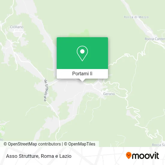 Mappa Asso Strutture