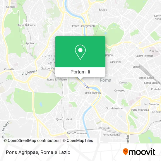 Mappa Pons Agrippae