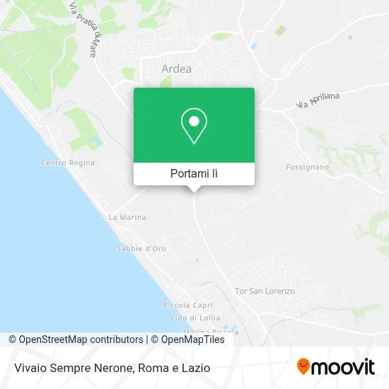 Mappa Vivaio Sempre Nerone
