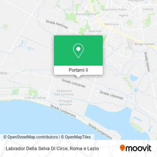 Mappa Labrador Della Selva Di Circe