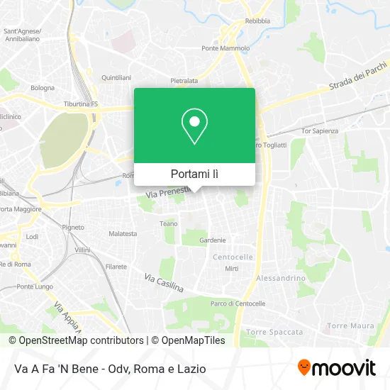 Mappa Va A Fa 'N Bene - Odv
