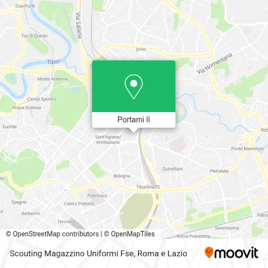 Mappa Scouting Magazzino Uniformi Fse
