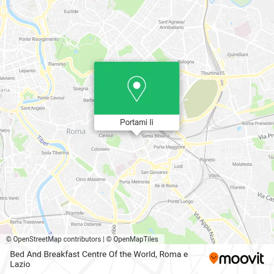 Mappa Bed And Breakfast Centre Of the World