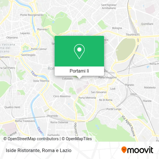 Mappa Iside Ristorante