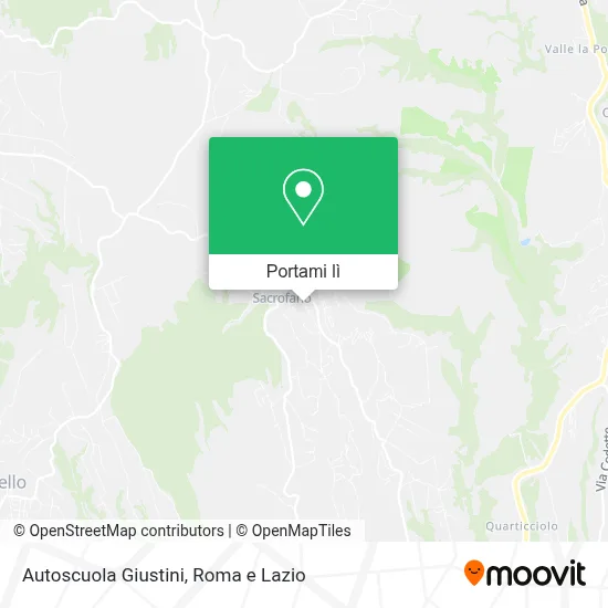 Mappa Autoscuola Giustini