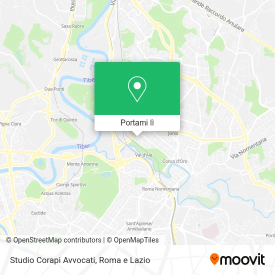 Mappa Studio Corapi Avvocati