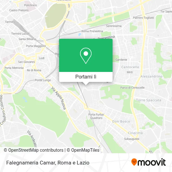 Mappa Falegnameria Camar