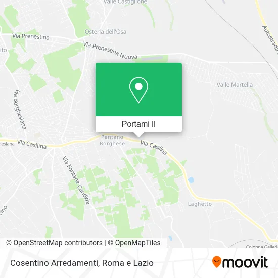 Mappa Cosentino Arredamenti