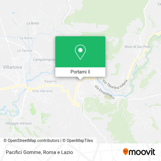Mappa Pacifici Gomme