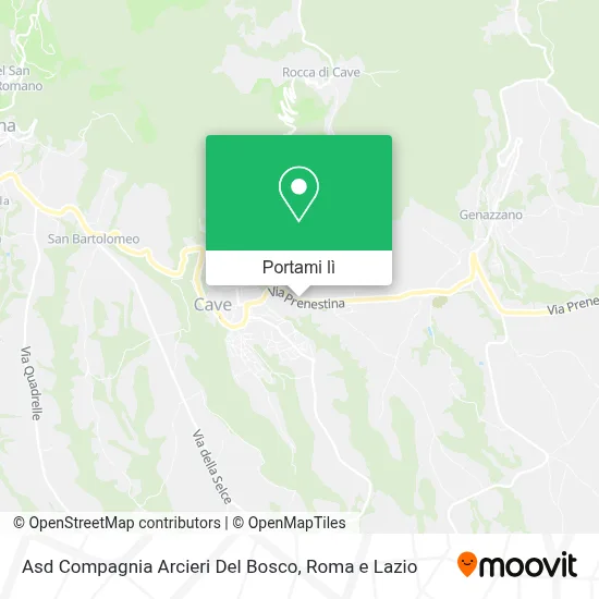Mappa Asd Compagnia Arcieri Del Bosco