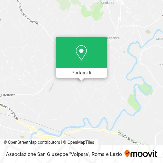 Mappa Associazione San Giuseppe "Volpara"