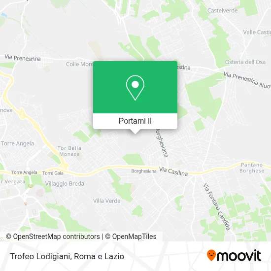 Mappa Trofeo Lodigiani