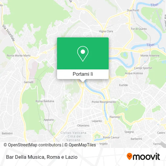 Mappa Bar Della Musica