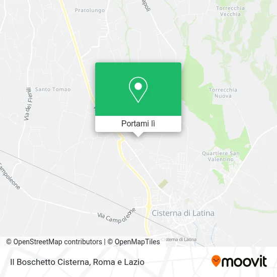 Mappa Il Boschetto Cisterna