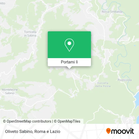 Mappa Oliveto Sabino
