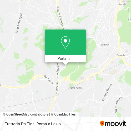 Mappa Trattoria Da Tina