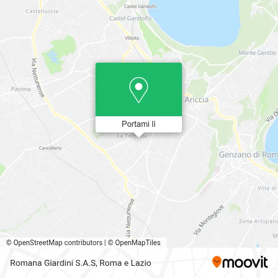 Mappa Romana Giardini S.A.S