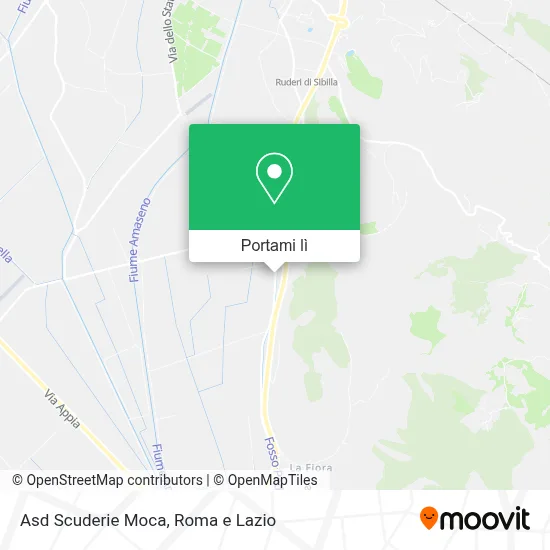 Mappa Asd Scuderie Moca