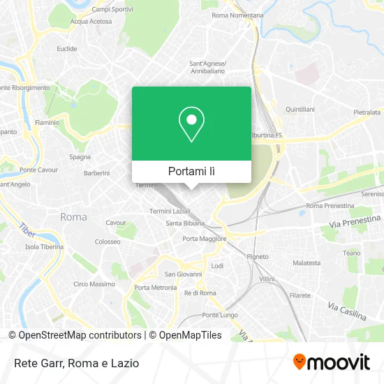 Mappa Rete Garr