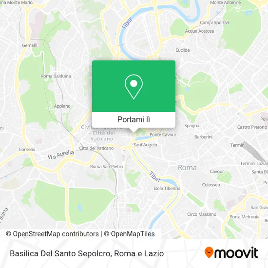 Mappa Basilica Del Santo Sepolcro