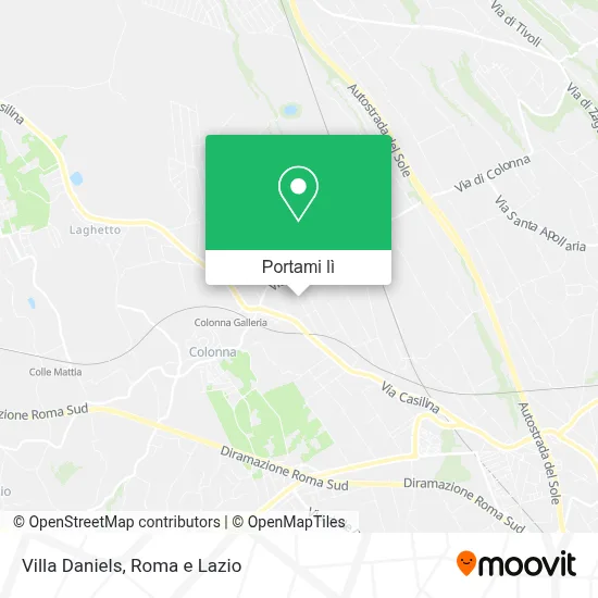 Mappa Villa Daniels