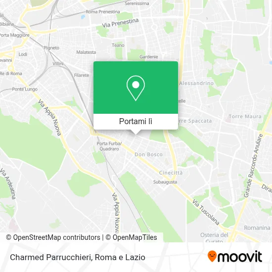Mappa Charmed Parrucchieri