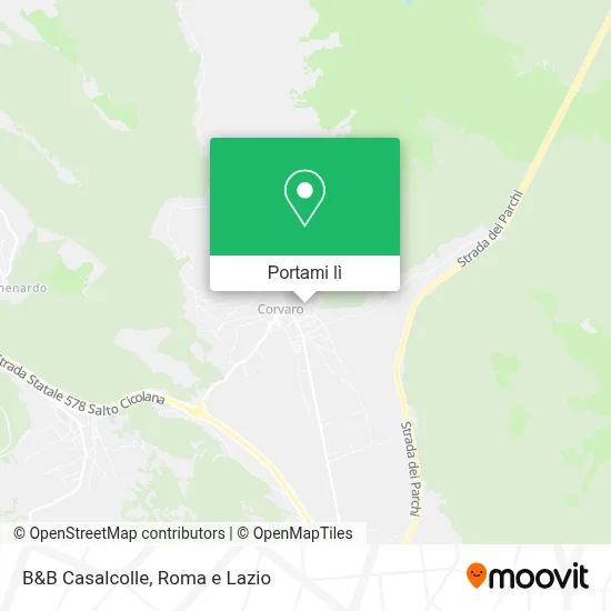 Mappa B&B Casalcolle