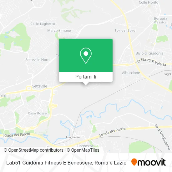 Mappa Lab51 Guidonia Fitness E Benessere