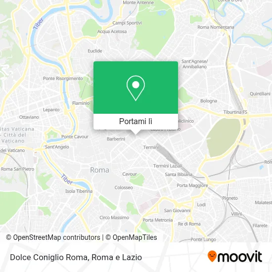 Mappa Dolce Coniglio Roma