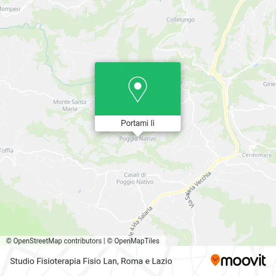 Mappa Studio Fisioterapia Fisio Lan