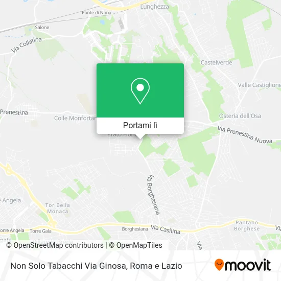 Mappa Non Solo Tabacchi Via Ginosa
