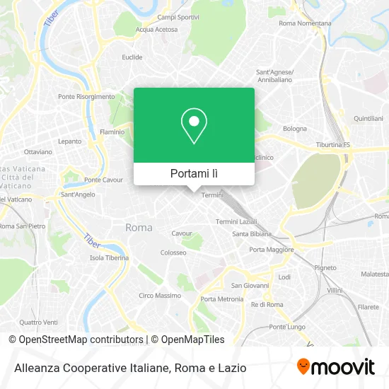 Mappa Alleanza Cooperative Italiane
