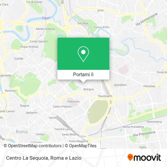 Mappa Centro La Sequoia