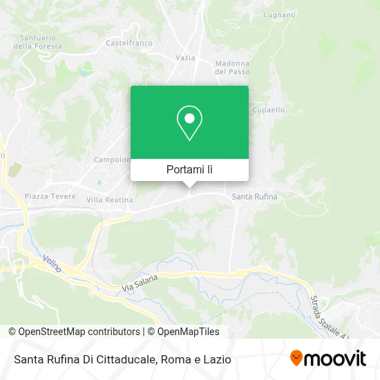 Mappa Santa Rufina Di Cittaducale