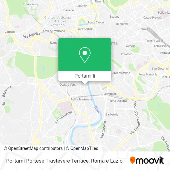 Mappa Portami Portese Trastevere Terrace