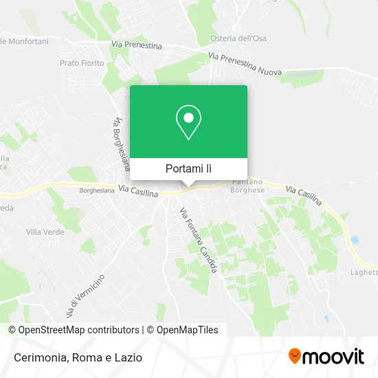 Mappa Cerimonia