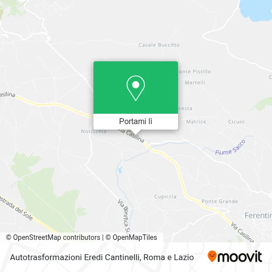 Mappa Autotrasformazioni Eredi Cantinelli