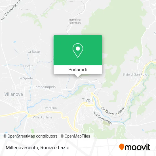 Mappa Millenovecento