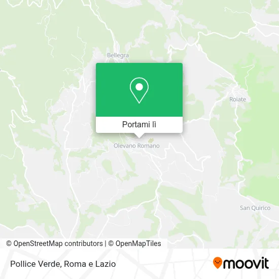 Mappa Pollice Verde