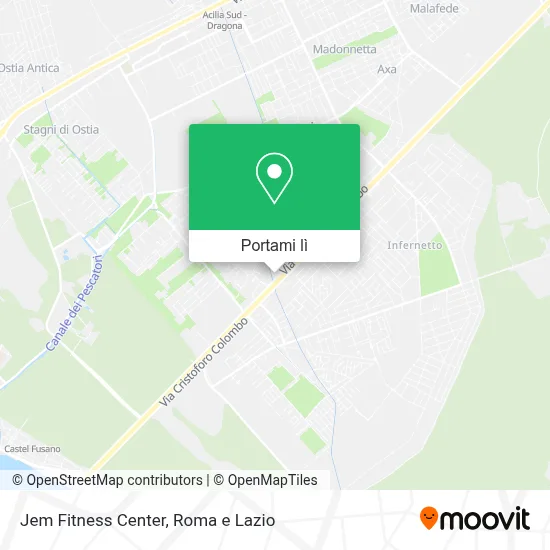 Mappa Jem Fitness Center