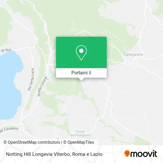 Mappa Notting Hill Longevia Viterbo