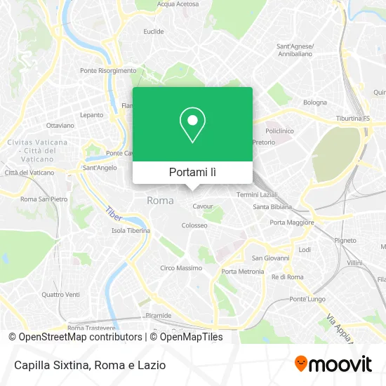 Mappa Capilla Sixtina