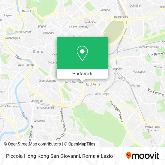 Mappa Piccola Hong Kong San Giovanni