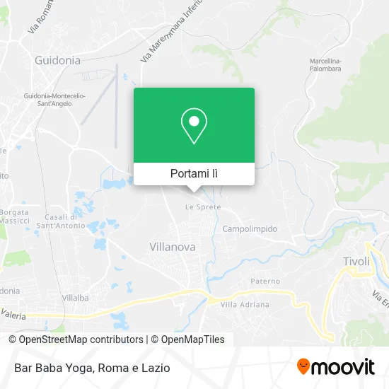 Mappa Bar Baba Yoga