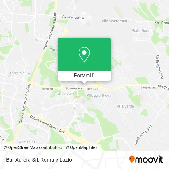 Mappa Bar Aurora Srl