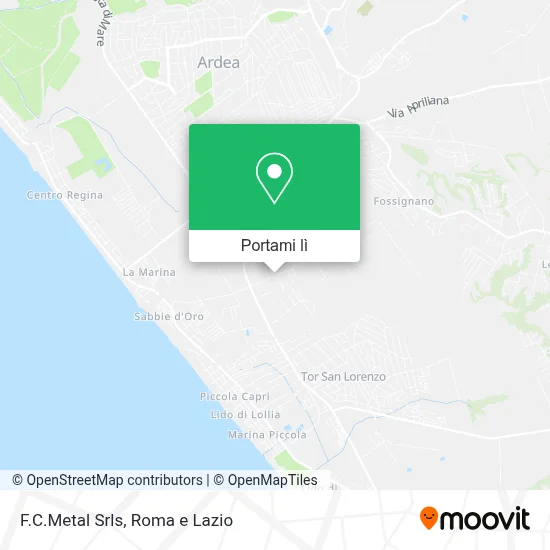 Mappa F.C.Metal Srls