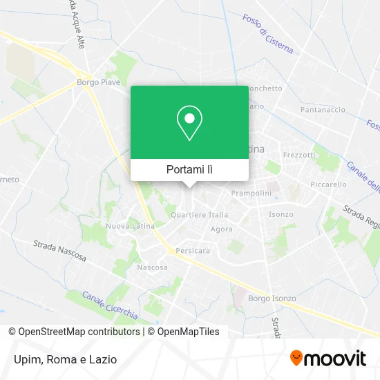 Mappa Upim