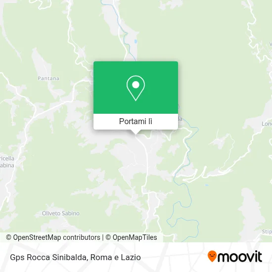 Mappa Gps Rocca Sinibalda