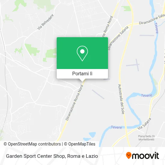 Mappa Garden Sport Center Shop